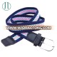 High Quality Mix Color Customized Webbing Braided Elastic Stretch Canvas Belt